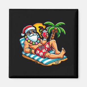 Íman Papai Noel de sunga Festa de Natal de Verão na Pra