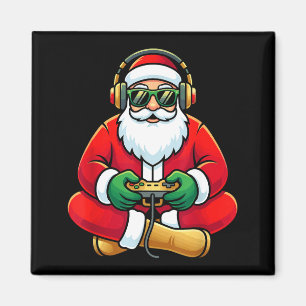 Íman Papai Noel de Videogame Natal Gamer Rapazes Férias