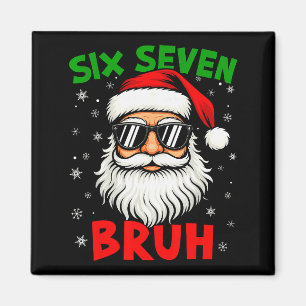 Íman Papai Noel Diz Seis Sete 6 7 Geração Z Alpha Meme