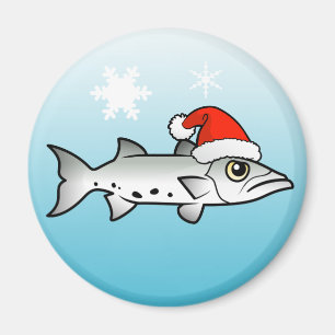 Íman Papai noel do Barracuda do Natal