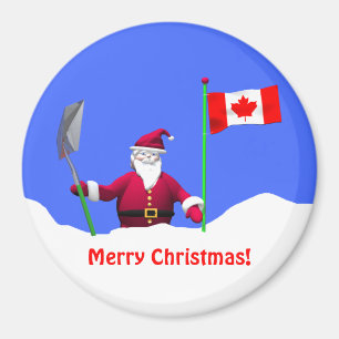 Íman Papai noel do Feliz Natal em Canadá
