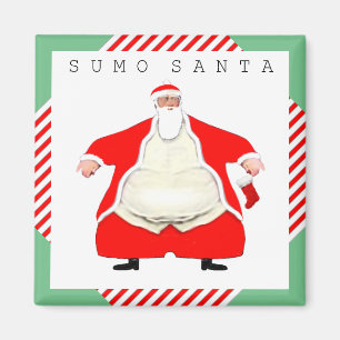 Íman Papai noel do lutador do Sumo