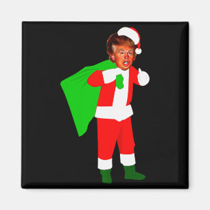 Íman Papai Noel Donald Trump Natal Engraçado Xmas Feio