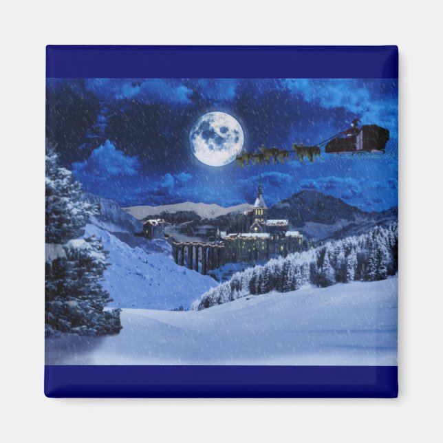 Íman Papai Noel e o Polo Norte (Frente)