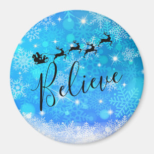 Íman Papai Noel e sua Reindeer Voadora - Acredite