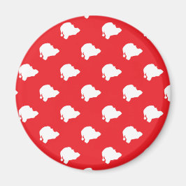 Íman Papai Noel em vermelho