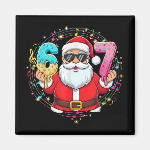 Íman Papai Noel Engraçado 67 Sorvete Gotejamento Natal 