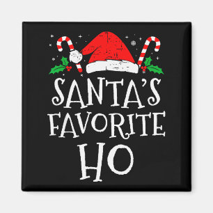 Íman Papai Noel engraçado de Natal Favorito Ho Travesso