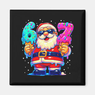 Íman Papai Noel Engraçado Diz Seis Sete 67 Meme Natal X
