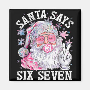 Íman Papai Noel Engraçado Diz Seis Sete Natal 67 Meme X
