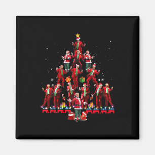 Íman Papai Noel Engraçado Trump Dança Árvore Natal Cami