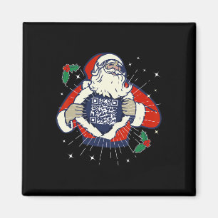 Íman Papai Noel Está Trump Fan Code Qr Trump Dance Engr