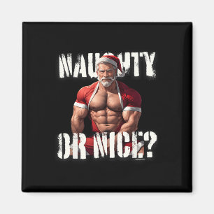 Íman Papai Noel Gay musculoso de Natal Urso Legal Orgul