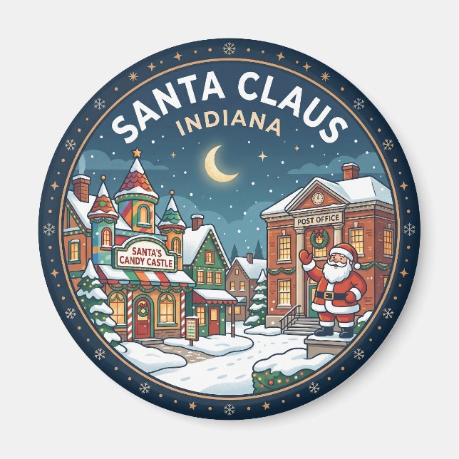Íman Papai Noel Indiana (Frente)