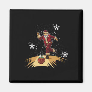 Íman Papai Noel Joga Boliche - Presente Xmas Para Seu A