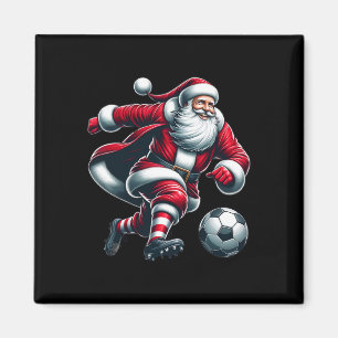 Íman Papai Noel joga futebol esportes natal mulheres ho