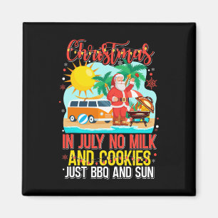 Íman Papai Noel na Praia - Natal em Julho