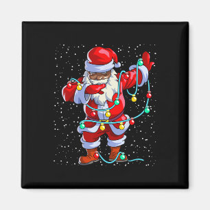 Íman Papai Noel Natal Negro Afro Americano Americano