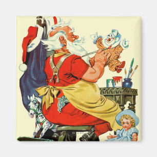 Íman Papai noel no trabalho