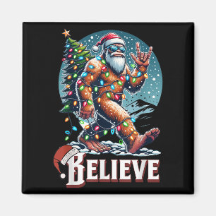 Íman Papai Noel Pé Grande Luzes de Natal Sasquatch Dive