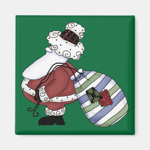 Íman Papai Noel Rua Nick Jolly Feliz Natal