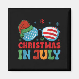 Íman Papai Noel Sungles Praia Natal Em Julho Homens