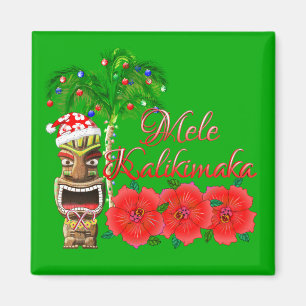 Íman Papai Noel Tiki Mele Kalikimaka