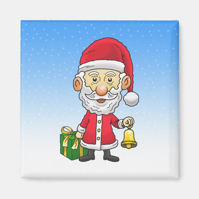 Íman Papai Noel Toca Os Sinos  (Frente)