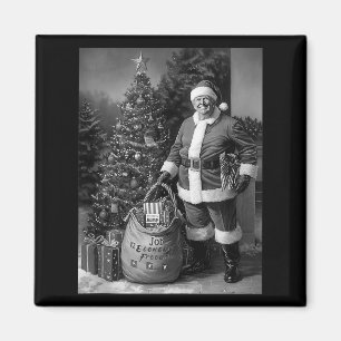 Íman Papai Noel Trump Com Um Saco Cheio De Presentes De