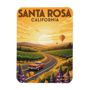 Íman Papai noel Viagem de Rosa California