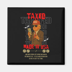 Íman Papai Tarifa Design Divertido de Trump – Meme Polí