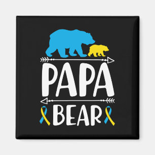 Íman Papai Urso da Conscientização da Síndrome de Down