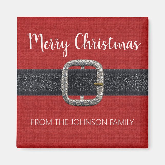 Íman Papais noeis Belt Felry Natal (Frente)