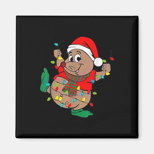 Íman Papais noeis bonitos Gus Luzes de Natal (Frente)