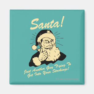 Íman Papais noeis! Cara tentando entrar em suas meias