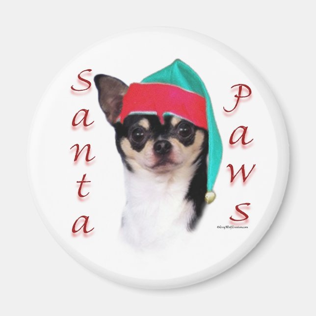 Íman Papais noeis Chihuahua Paws (Frente)