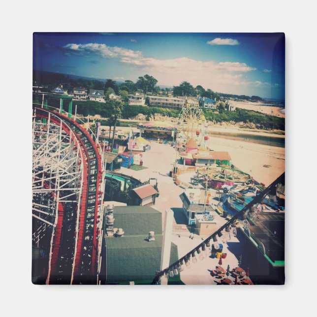 Íman Papais noeis Cruz Gigante Rollercoaster (Frente)