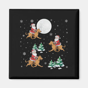 Íman Papais noeis Da Árvore Do Xmas Que Andam No Lobo I