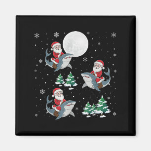 Íman Papais noeis Da Árvore Xmas Andando Engraçado De T