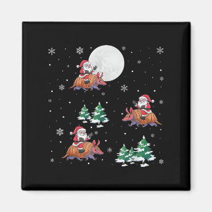 Íman Papais noeis De Árvore Xmas Andando Armadillo Engr