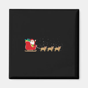 Íman Papais noeis de Buldogue no Natal - Diversão do Bu