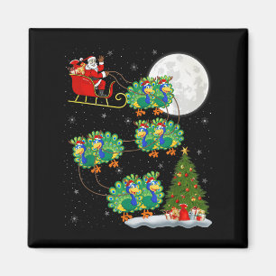 Íman Papais noeis De Ervilha Sleigh Voando Engraçado Na