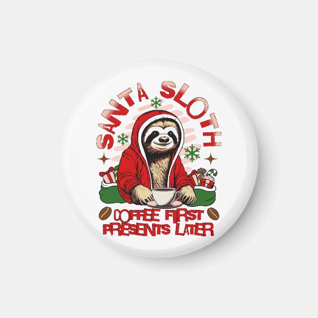 Íman Papais noeis de lama tomando café (Frente)