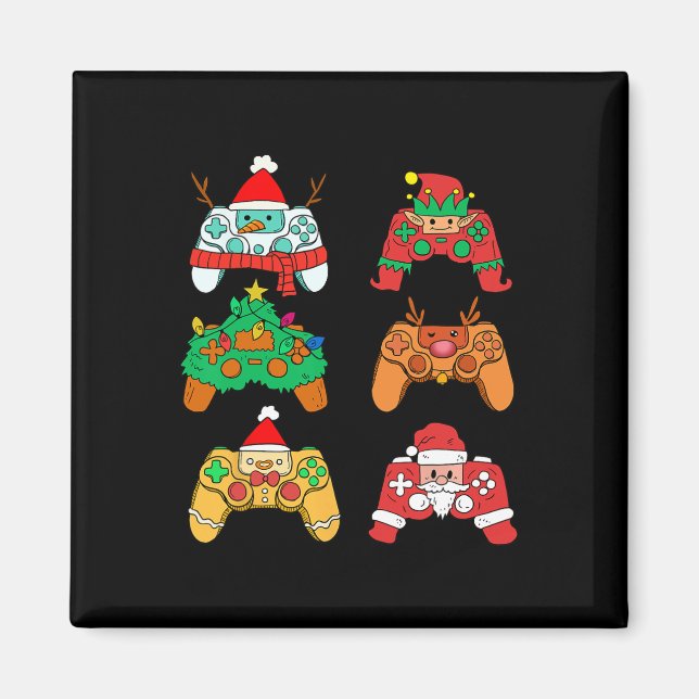 Íman Papais noeis de Natal Controladores de Jogos Elf G (Frente)