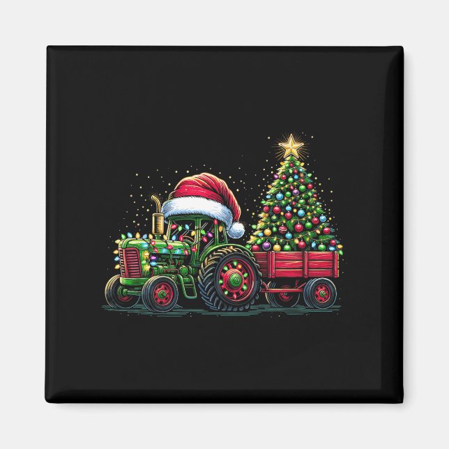 Íman Papais noeis de natal de tratores de Natal Caminhã (Frente)