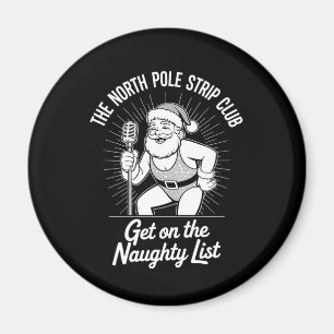 Íman Papais noeis de Natal do North Pole Strip Club