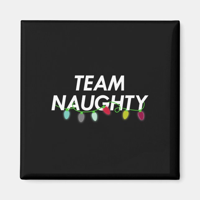Íman Papais noeis de Natal Feriado Engraçado da Equipe (Frente)