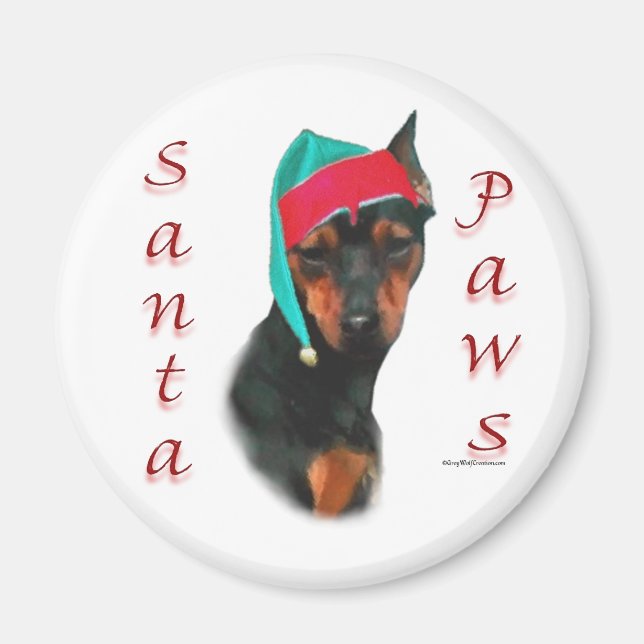 Íman Papais noeis de Pinscher Miniatura (Frente)
