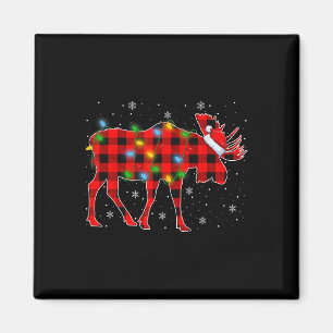 Íman Papais noeis de Xadrez de Buffalo de Luz Natal