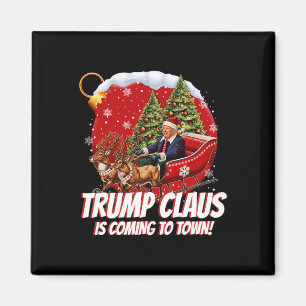 Íman Papais noeis Engraçados Trump Claus Está Chegando